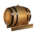 barrel of wine vector image vector image