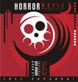 horror film festival flat design concept vector image vector image