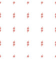 musical sharp icon pattern seamless white vector image vector image
