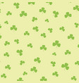 st patricks day background with shamrock pattern vector image vector image