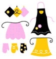 retro kitchen accessories vector image vector image