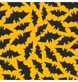 seamless halloween background with bat vector image