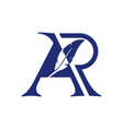 ar notary logo vector image vector image