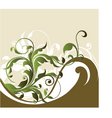 floral background design vector image vector image