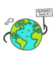 humans suck vector image