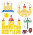 nicaragua vector image vector image