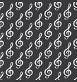 music note seamless pattern hand drawn sketched vector image vector image