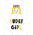 scandinavian kids card vector image