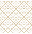 abstract white and gold wavy lines pattern vector image vector image