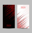 set banners with dots vector image
