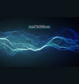 blue background design colourful music vector image