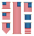 united states banners vector image