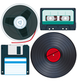 old media vector image