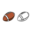 american football vector image