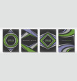 set of book covers vector image