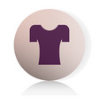 t-shirt icon design vector image