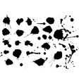 ink blots vector image