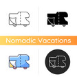 rv covers icon vector image vector image