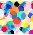 seamless colorful graphic background with circles vector image