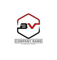 bv logo vector image vector image
