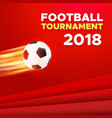 football 2018 poster design russia colors vector image vector image