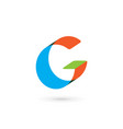 letter g logo icon design template elements vector image
