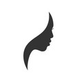 women silhouette vector image