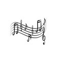 abstract music background for your design eps10 vector image