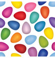 easter egg seamless pattern spring holiday vector image vector image