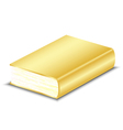 gold book vector image vector image