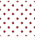 ladybird seamless pattern background design vector image