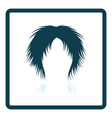woman hair dress vector image