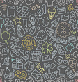 different web interface doodle silhouettes vector image