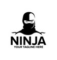 ninja vector image vector image
