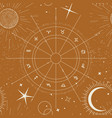horoscope sign star map seamless pattern vector image vector image