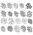 abstract element decoration hand drawn bundle vector image