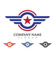 wing logo icon vector image