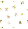 tropical seamless isolated pattern with random vector image
