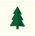 christmas tree sign vector image