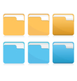 folder vector image vector image