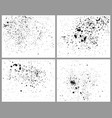 ink splatter background black liquid paint vector image vector image