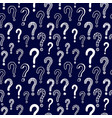 seamless pattern with doodle questions vector image vector image