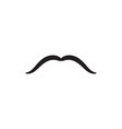moustache icon black retro style mustache shave vector image