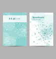 brochure template layout design abstract vector image