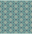 seamless floral ornament pattern vector image