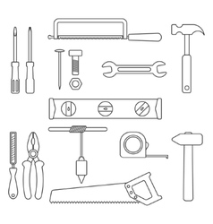 Tools icon set-4 Royalty Free Vector Image - VectorStock