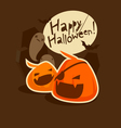 grinning pumpkins vector image vector image
