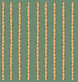 hand drawn asian seamless pattern with bamboo vector image