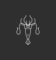 octopus icon vector image vector image