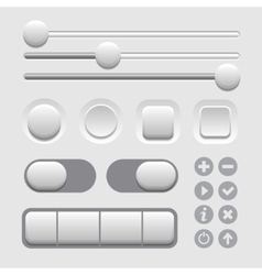 User interface elements Royalty Free Vector Image